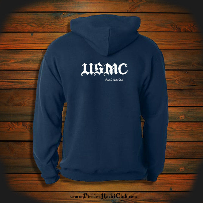 Usmc discount hooded sweatshirt