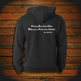 "Drinking Rum before 10am, Makes you a Pirate not an Alcoholic" Hooded Sweatshirt