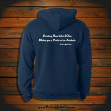 "Drinking Rum before 10am, Makes you a Pirate not an Alcoholic" Hooded Sweatshirt