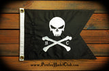 "Pirate's Yacht Club" Skull and Crossbones Flag