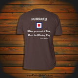 "WHISKEY: When you are out of Rum, Hoist the Whiskey Flag" T-Shirt