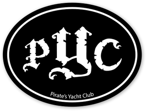"PYC" Oval Sticker