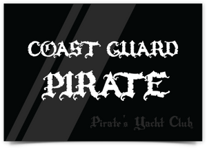 "Coast Guard Pirate" Sticker