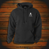 "PIRACY: Hostile Takeover. Without the Messy Paperwork" Hooded Sweatshirt