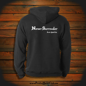 "Never Surrender" Hooded Sweatshirt